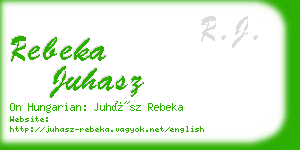 rebeka juhasz business card